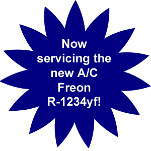 Now servicing the New A/c Freon Yf12134a